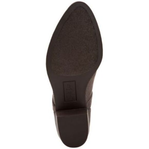 STYLE & COMPANY Womens Gray Gore Myrrah Almond Toe Block Heel Booties 6 M - Picture 4 of 5